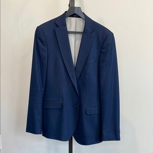 Men's Zara Navy Blazer, Size US 42